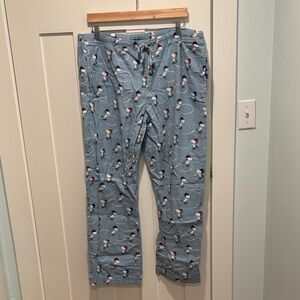 Hanna Andersson Snoopy Peanuts men’s size XL holiday flannel pajama pants